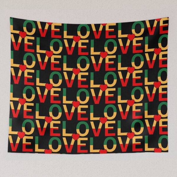 Item preview, Reggae Mosaic LOVE Heartbeat designed and sold by TM Selvam.
