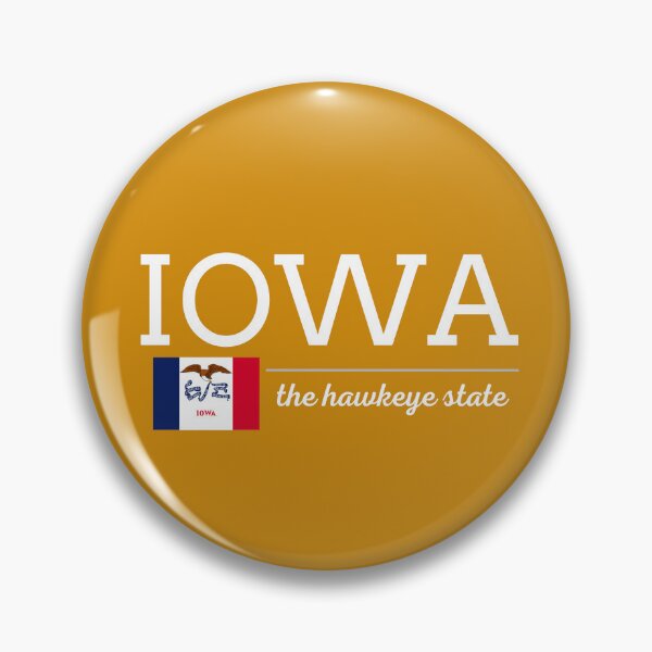 Item preview, IOWA State with Flag designed and sold by philevera.