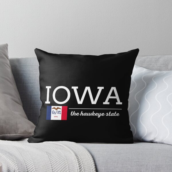 Item preview, IOWA State with Flag designed and sold by philevera.