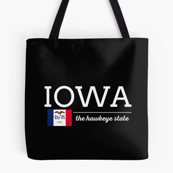 Item preview, IOWA State with Flag designed and sold by philevera.