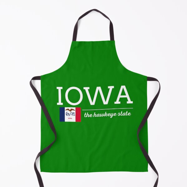 Item preview, IOWA State with Flag designed and sold by philevera.
