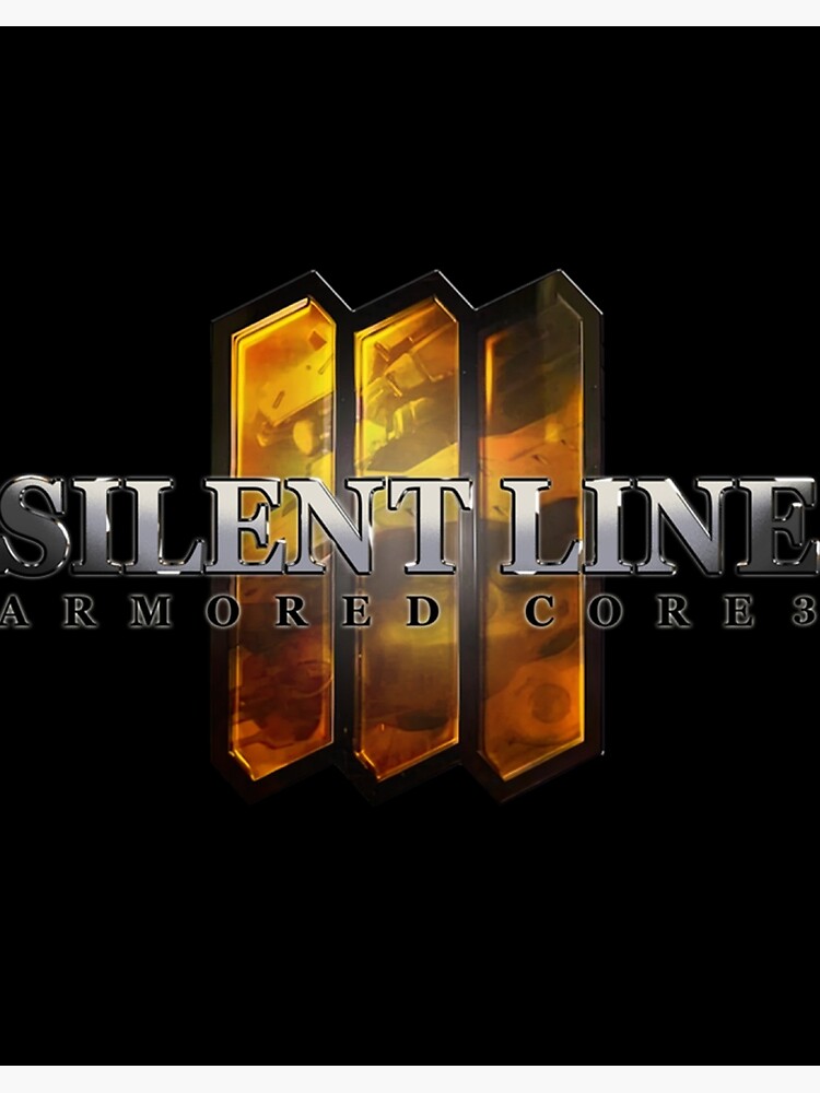 Armored Core 3 - Ps 2 - Silent Line logo game Art Board Print for