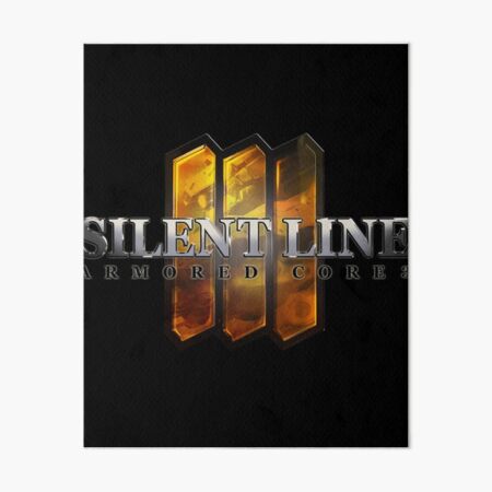 Armored Core 3 - Ps 2 - Silent Line logo game Art Board Print for