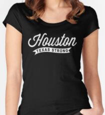 Houston Texas Strong - Hurricane Harvey Survivor Relief T-shirt Women's Fitted Scoop T-Shirt