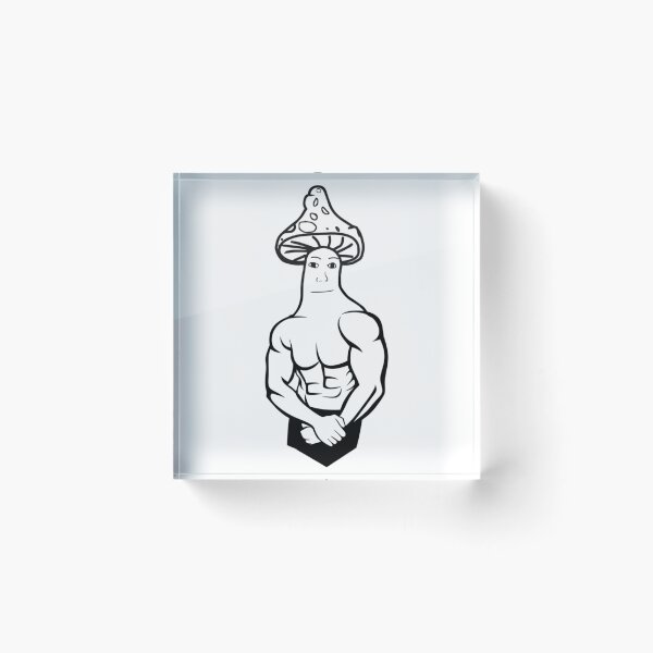 Item preview, Mushroom Wojak Feels Meme   designed and sold by FallOakland.