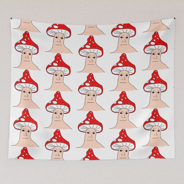 Item preview, Mushroom Wojak. Shroomjak meme   designed and sold by FallOakland.
