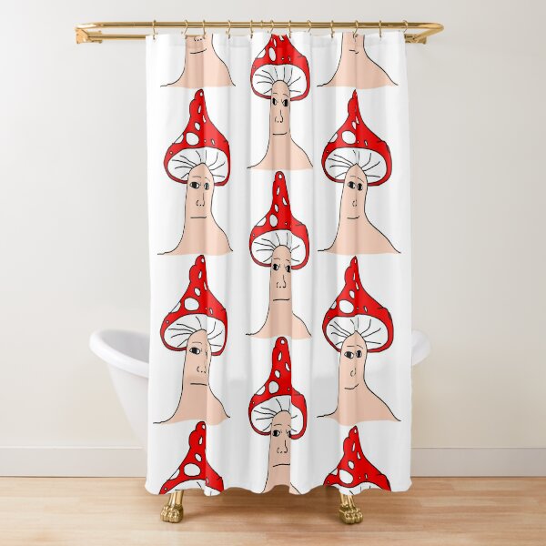 Shroom Consumed Shower Curtain by Jak Nola