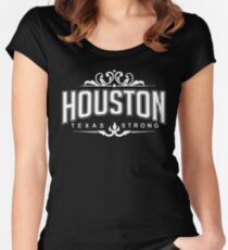 Houston Texas Strong - Hurricane Harvey Survivor Relief T-shirt Women's Fitted Scoop T-Shirt