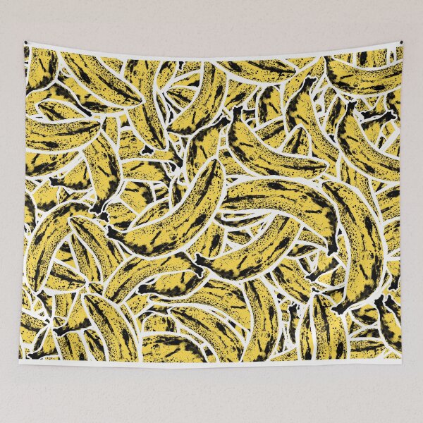 Item preview, Yellow Posterized Banana Pattern designed and sold by Syahrasi.
