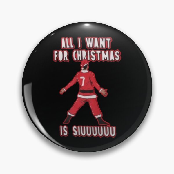 Item preview, All I Want For Christmas Is Siuuu   (3) designed and sold by LeedsDesign2.
