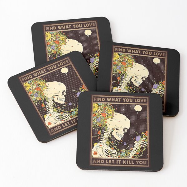 Item preview, Find What You Love And Let It Kill You Skull Flower Vintage designed and sold by colopkoryx.