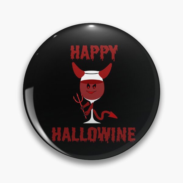 Item preview, Happy Hallowine Halloween Hallo Wine Devil designed and sold by theshirtinator.