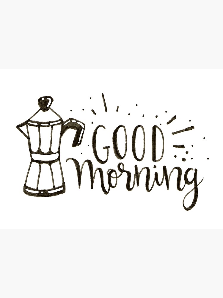 Good Morning - Coffee Illustration by mirunasfia