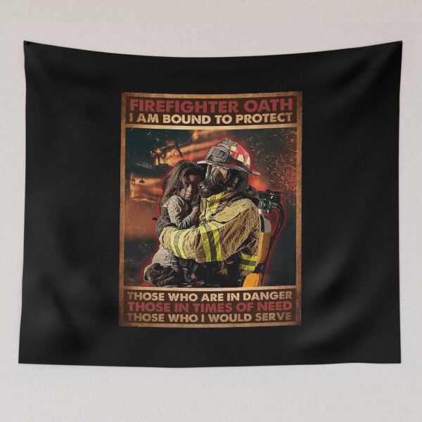 Item preview, Firefighter Oath I Am Bound To Protect designed and sold by dellonszpakw.