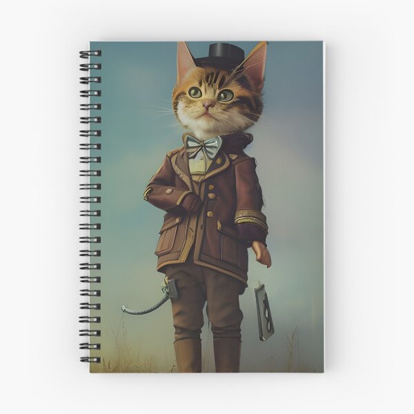 Item preview, Gato Steampunk con traje y sombrero designed and sold by Eliteijr.