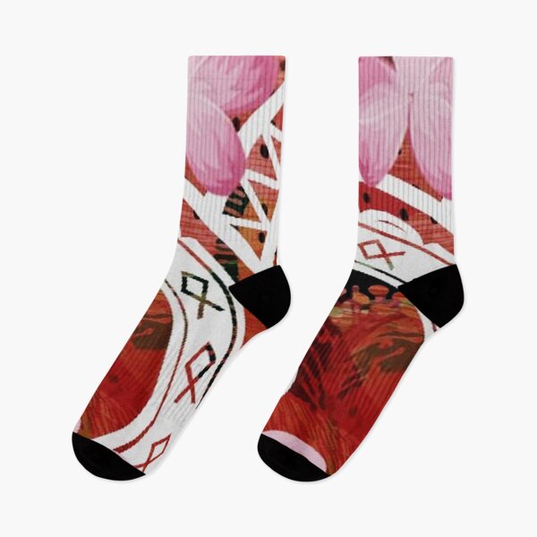 Item preview, Pacific flowers with simple white design designed and sold by sweetartnc.