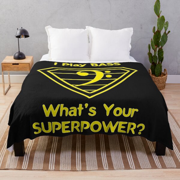 Item preview, I Play Bass. What's Your Superpower designed and sold by AnastasiosLoiz.