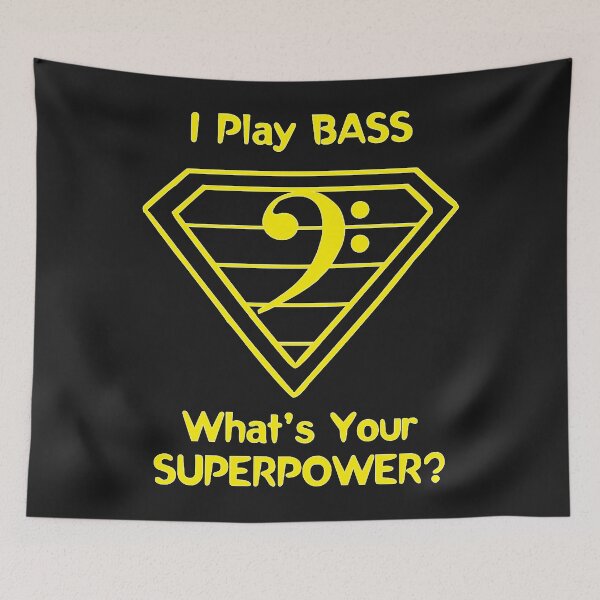 Item preview, I Play Bass. What's Your Superpower   designed and sold by AnastasiosLoiz.