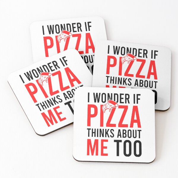 Item preview, I wonder if pizza thinks about me too designed and sold by Bigilyy.