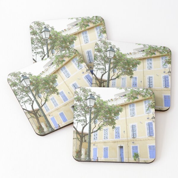 Item preview, European Square in Marseille City of France - Provencal Architecture Photography designed and sold by CarolinaReina.