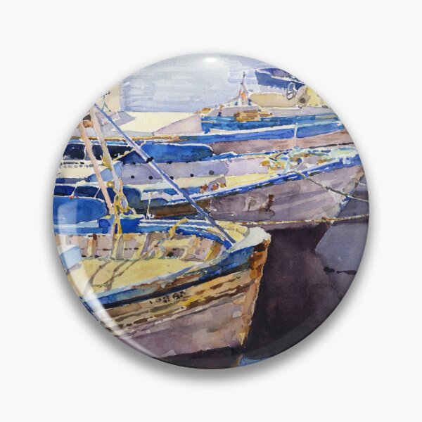 Artikelvorschau, Boote im Fischereihafen, Almeria entworfen und verkauft von Margaret Merry.