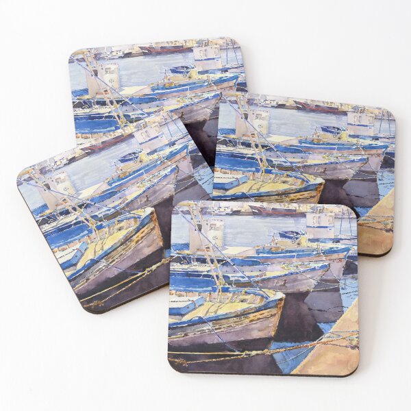 Item preview, Boats In The Fishing Port, Almeria designed and sold by Margaret Merry.
