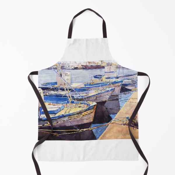 Item preview, Boats In The Fishing Port, Almeria designed and sold by Margaret Merry.