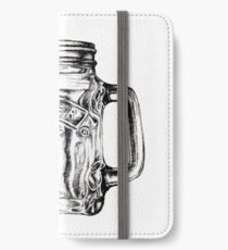 Einmachglas iPhone Flip-Case/Hülle/Klebefolie