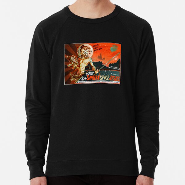 Samurai Space Jesus Lightweight Sweatshirt