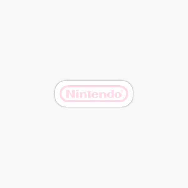 Pink Nintendo Sticker