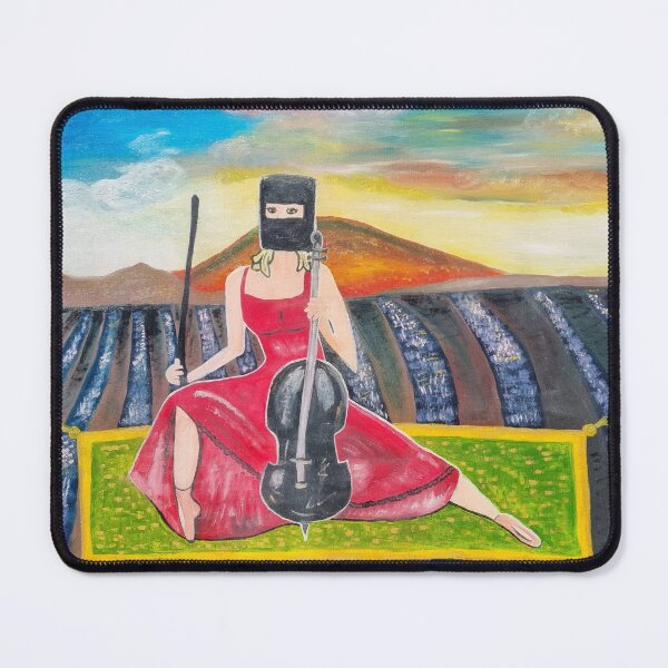 Item preview, Mistress Kelly's Magic Carpet Ride Over Lavender Fields designed and sold by JDLPaintings.