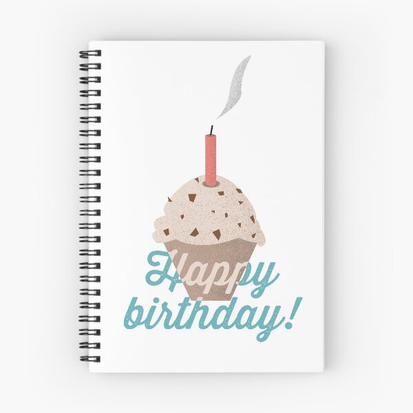 Item preview, Happy Birthday Muffin designed and sold by Miruna Illustration.