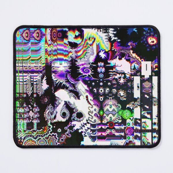 Item preview, Dalle-2 "Glitchcore Mandelbrot Set" Poster designed and sold by EuclidHueman.