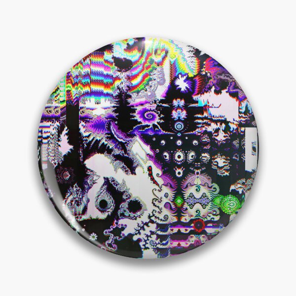 Item preview, Dalle-2 "Glitchcore Mandelbrot Set" Poster designed and sold by EuclidHueman.
