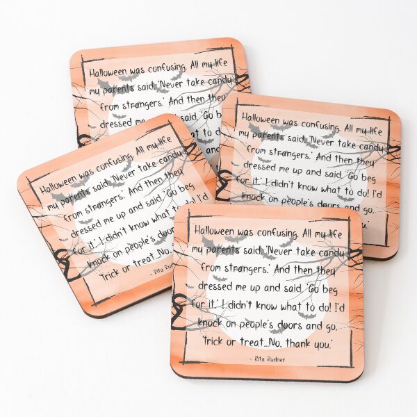 Item preview, Funny Halloween Quote - Rita Rudner designed and sold by GWTF-Designs.
