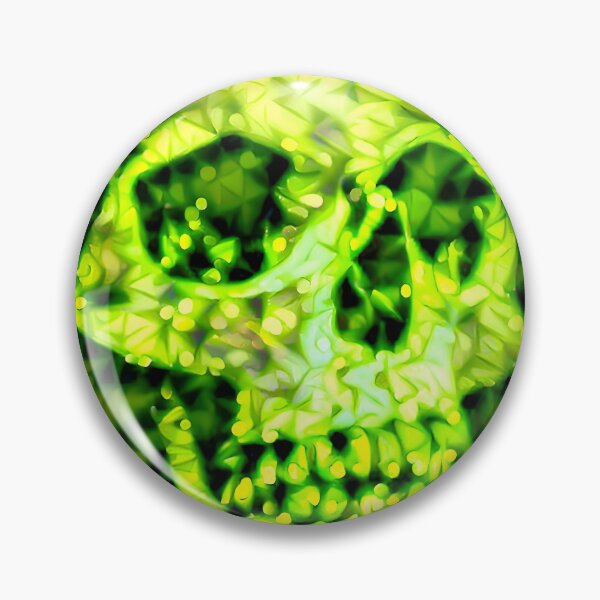Item preview, Emerald Skull designed and sold by DiscoGypsyFish.