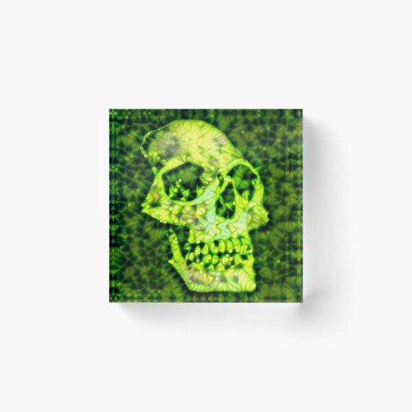 Item preview, Emerald Skull designed and sold by DiscoGypsyFish.