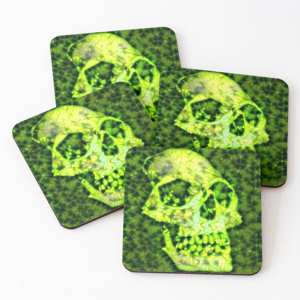 Item preview, Emerald Skull designed and sold by DiscoGypsyFish.
