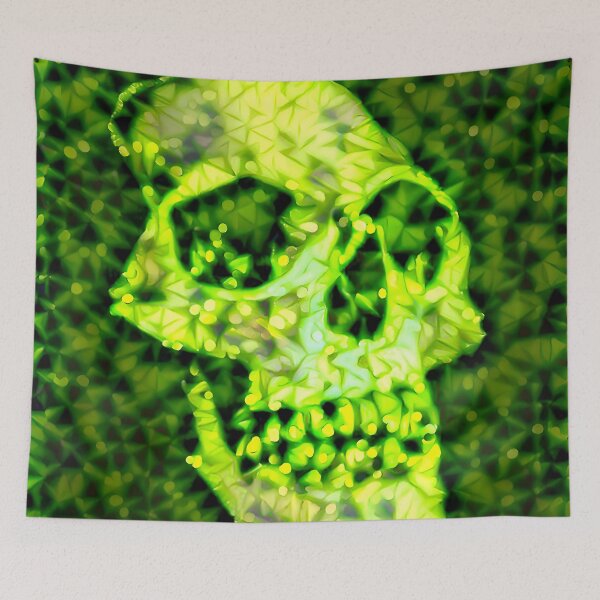 Item preview, Emerald Skull designed and sold by DiscoGypsyFish.