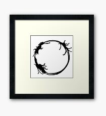 Heptapod B - (Translation is a SPOILER! See Description) Framed Print