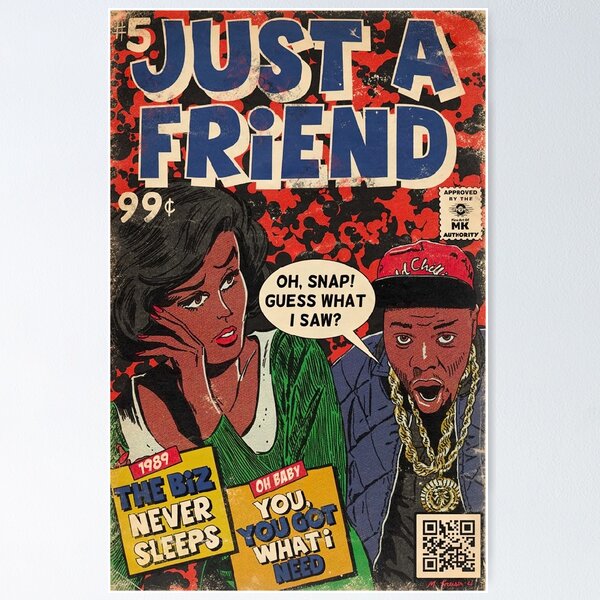 Item preview, Just A Friend - Oh Snap Guess What I Saw - 1989 The Biz Never Sleeps Album - Oh Baby You,You Got What I Need designed and sold by HappyGrandmaUB.