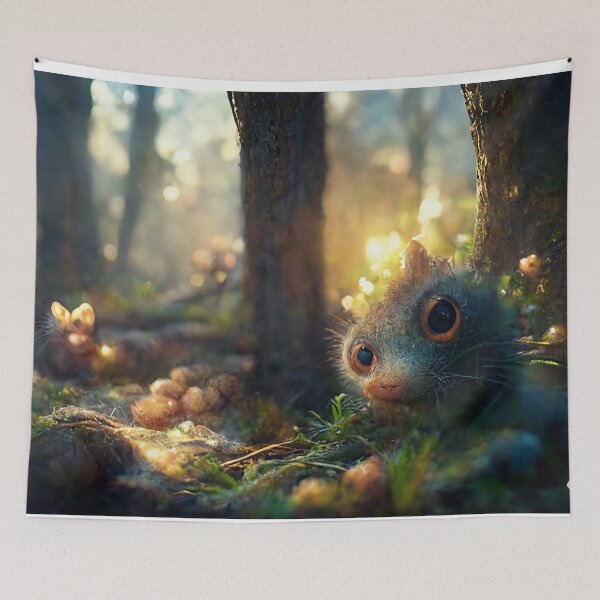 Item preview, Little cute squirrel in the forest designed and sold by Diamant-Co.