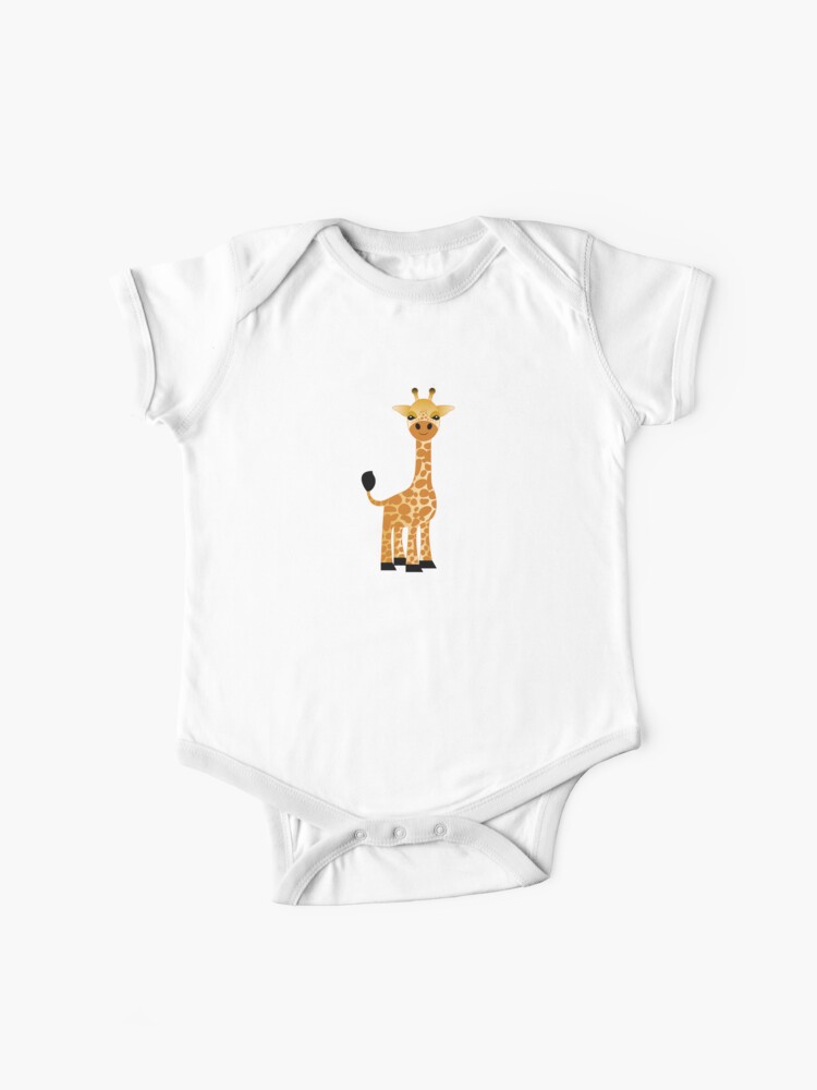Cute Llama Riding Giraffe Cotton Short Sleeve T Shirts for Baby Toddler Infant