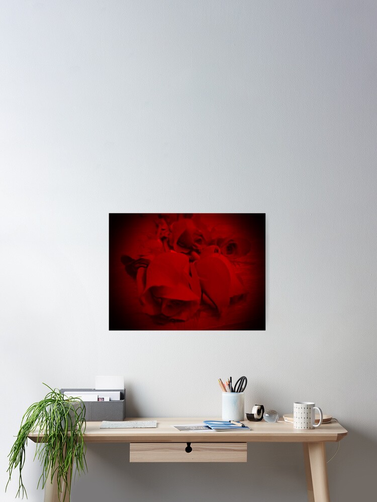 Thumbnail 2 of 3, Poster, Beautiful Red Roses designed and sold by adriturner.