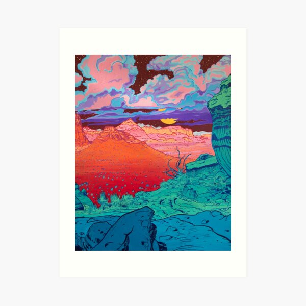 Pink Clouds 2 Art Print