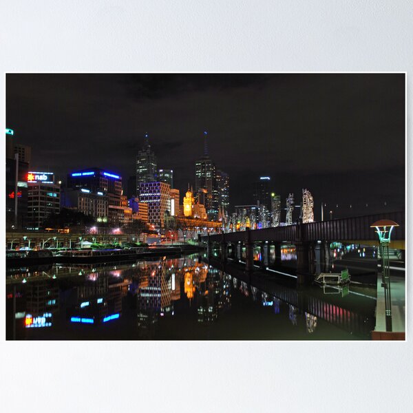 Item preview, Sandridge from the west at night designed and sold by Hicksy.