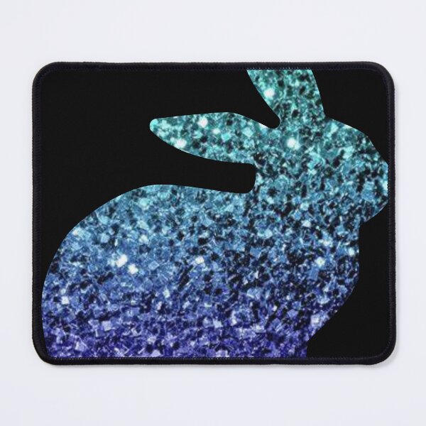 Item preview, Teal and Blue Ombre Faux Glitter Easter Bunny designed and sold by Felicity-K.
