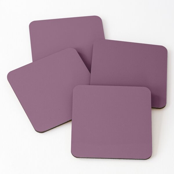 Item preview, Plain Solid Color Chic Strong Mauve Medium Purple Dusty Purple designed and sold by mimihuang creations.