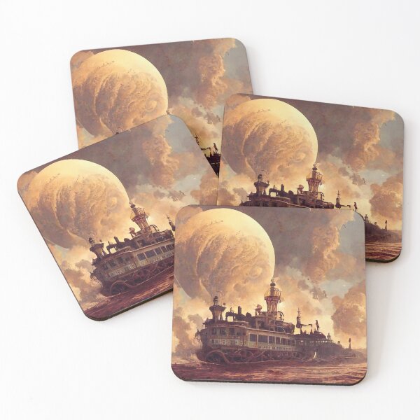 Item preview, landscape steampunk boat designed and sold by Diamant-Co.