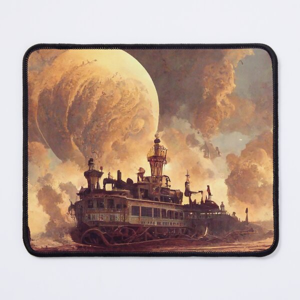 Item preview, landscape steampunk boat designed and sold by Diamant-Co.